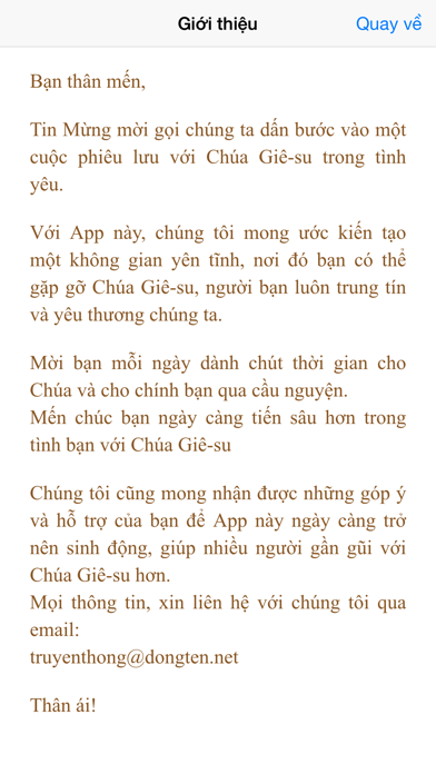 Phút Cầu Nguyện iPhone screenshot 2 - Lifestyle app