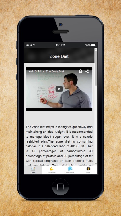 Zone Diet - Realistic Choice for a Low Carb High Protein Diet
