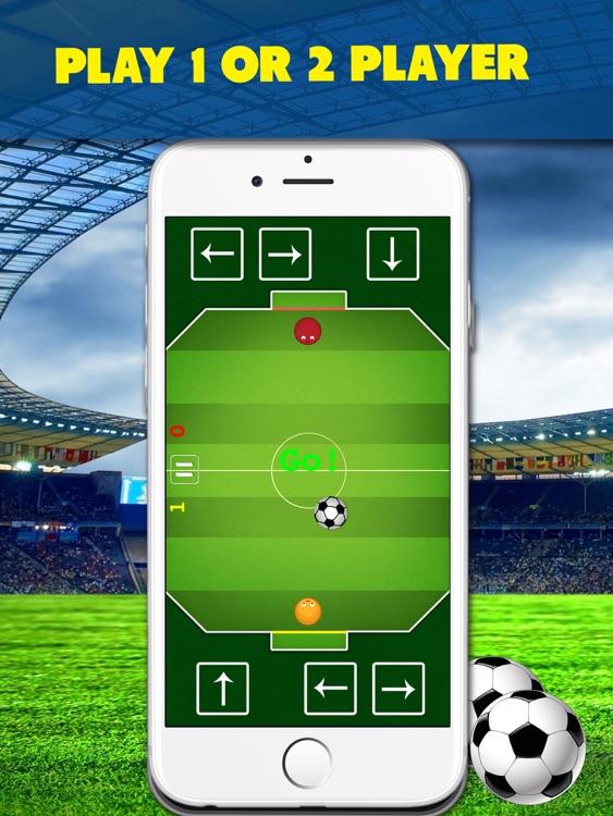 Chaos Soccer Scores Goal for iPad - Multiplayer football flick