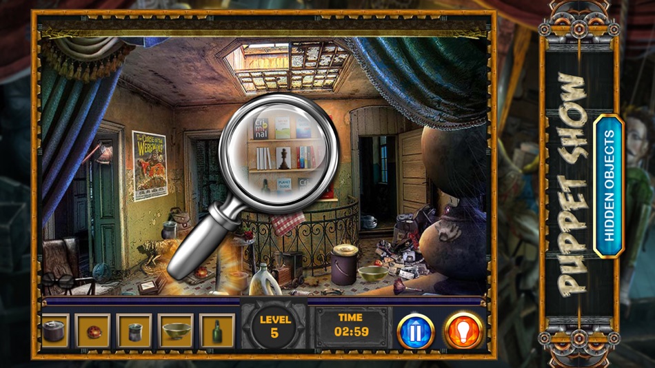#5. Puppet Show : Hidden Objects Ultimate (iOS) 由: Ajaysinh Jadeja