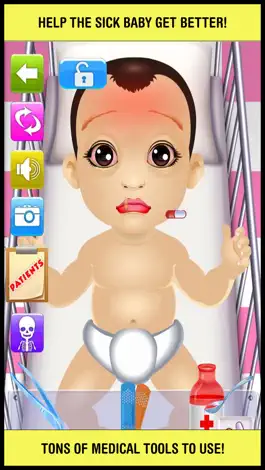 Game screenshot Baby Little Throat & Ear Doctor - play babies skin doctor's office games for kids mod apk