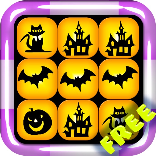 Halloween Match-3 Tiles - Free Edition Icon