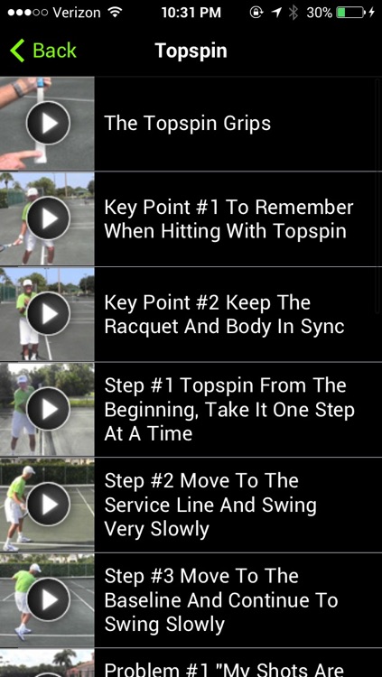 Tennis Lessons For Topspin And Slice screenshot-3