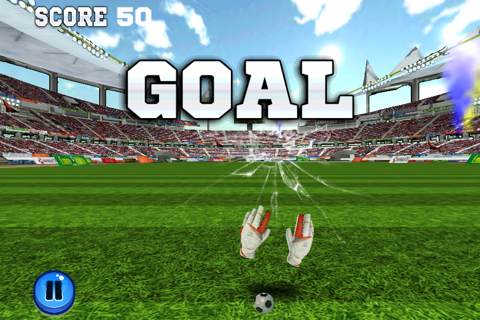 Flick Goalkeeper - Can you stop the soccer ball of a football striker's perfect kick? screenshot 4