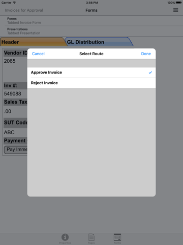 Perceptive Mobile iPad screenshot