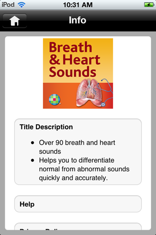 Breath & Heart Sounds: Auscultation Skills Audio Review screenshot 2