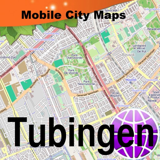 Tubingen Street Map icon