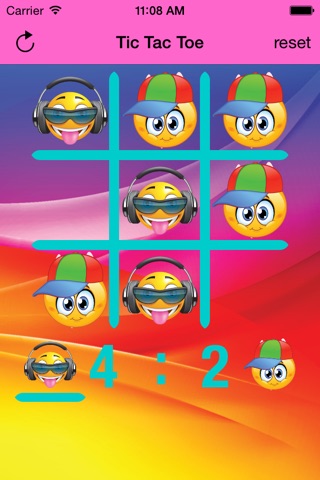 Smileys in Tic Tac Toe screenshot 2