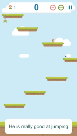 Game screenshot Best Sheep jumps on ladder of platforms with crazy faith apk