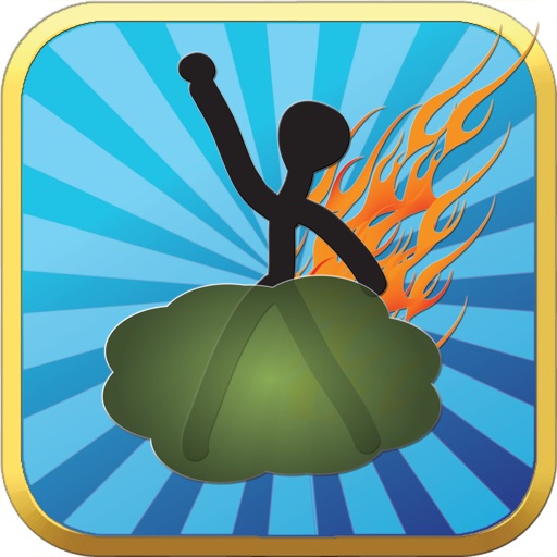 Farting doodle stickman game Pro icon