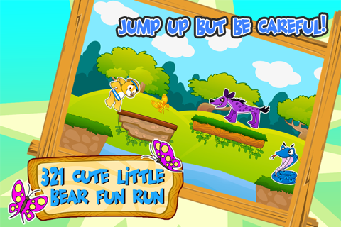 321 cute little teddy bears all fun run : Coolest Free Animal Care Games For Boys and Girls screenshot 2