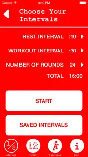 12 minute athlete hiit timer iphone screenshot 2