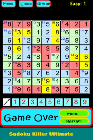 Killer Sudoku Ultimate screenshot 2