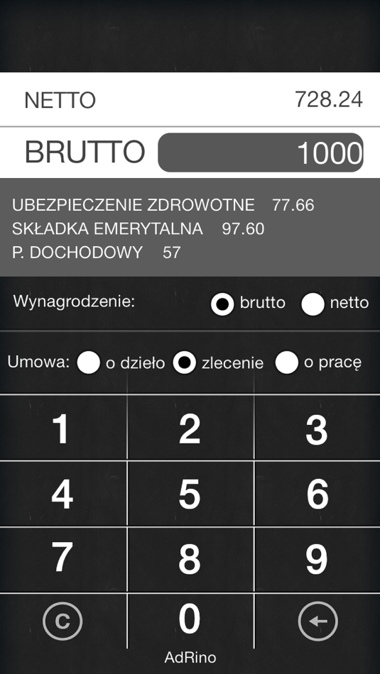 Kalkulator wynagrodzeń - 1.05 - (iOS)