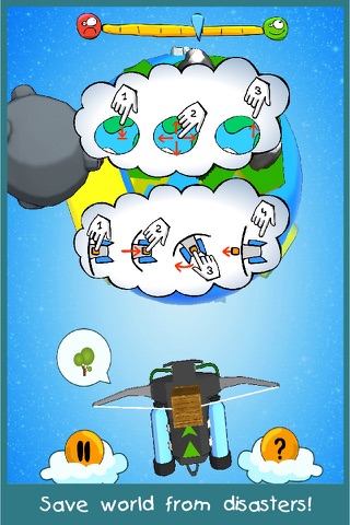 Geo Game: settle the planet! Giraffe, kangaroo, monkey, elephant, bear and penguin dream to find a house. screenshot 4