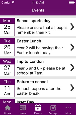 St. Michael's V.A. Junior School screenshot 3