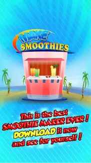 make frozen smoothies! by free food maker games iphone screenshot 1