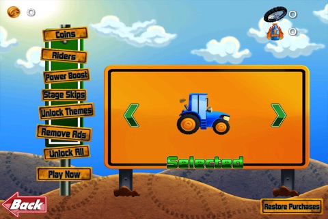 Tractor Heroes Downhill Farm Racing Multiplayer Game Free screenshot 2