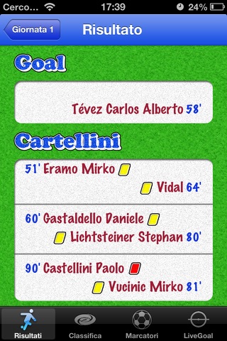 Live Goal App screenshot 2