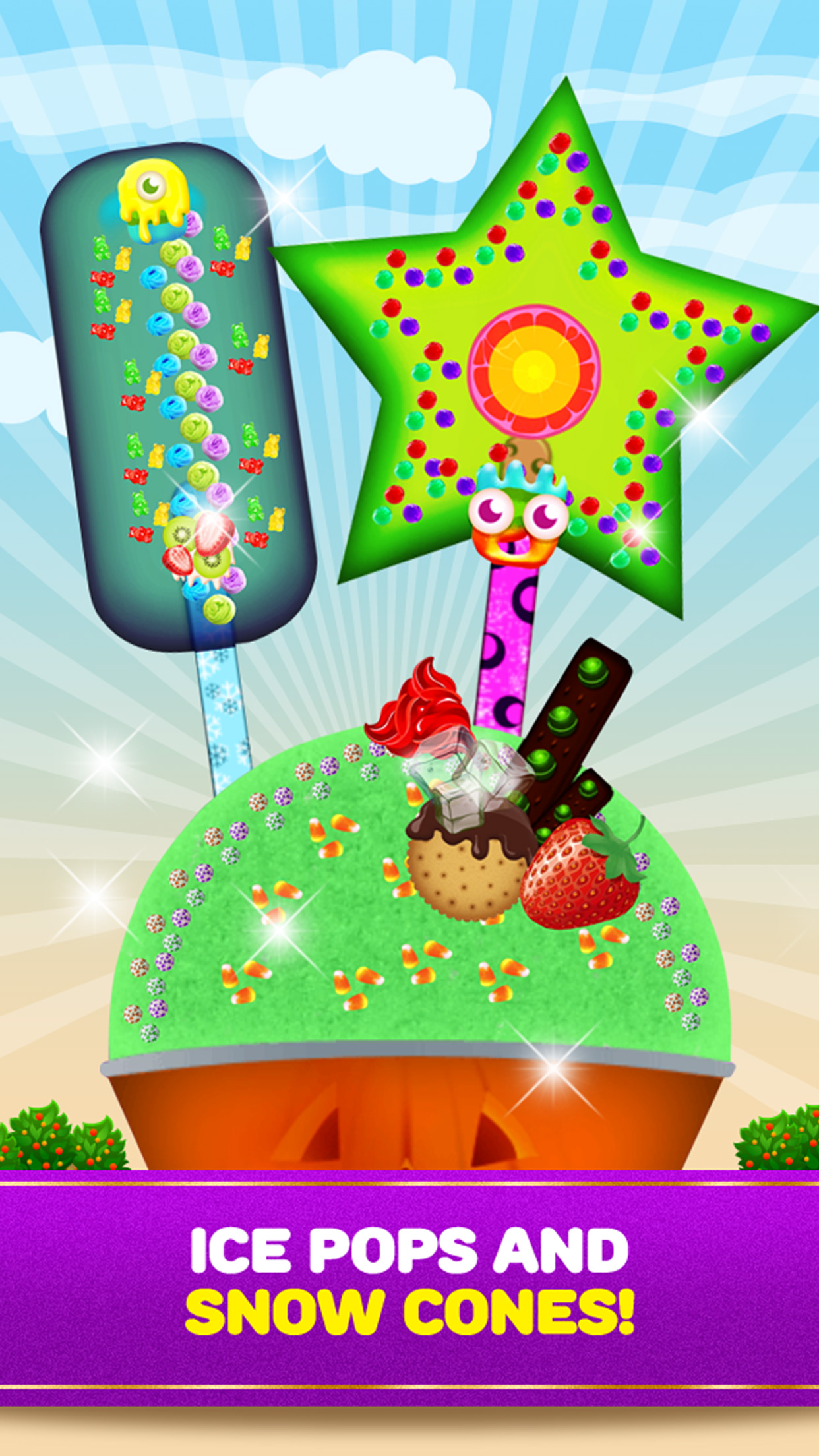 Maker Games Ice Cream Shop Cones, Sundae, Sandwiches & Pops screenshot 4