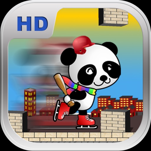 Panda on Roller Blades: Escape from the Zoo iOS App