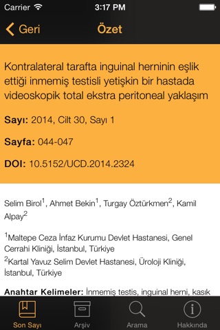 Ulusal Cerrahi Dergisi screenshot 3