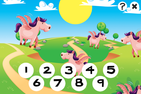 123 Counting Game For Kids!Learn Math with Fairytale Characters Free Interactive Education Challenge screenshot 2