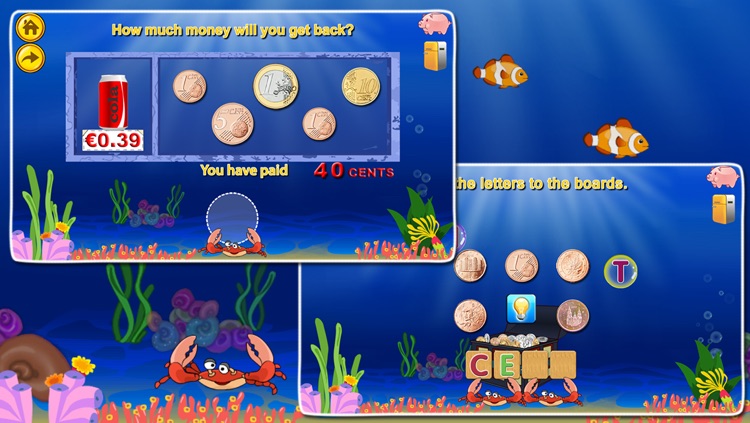 Euro€(LITE): Coin Math for kids, educational learning games education