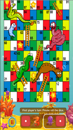 Snake and Ladder Heroes  Aquarium Free Game screenshot 1