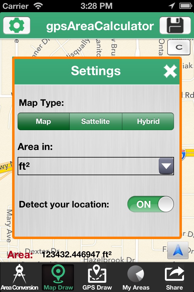 GPS Area Calc screenshot 3