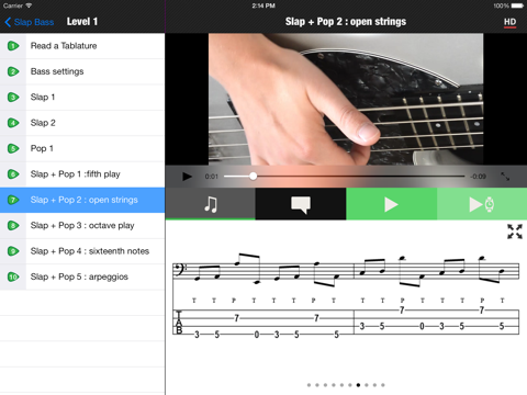 Slap Bass Method HD LITEのおすすめ画像4