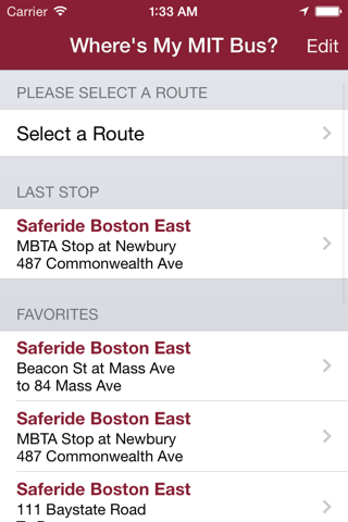 Where's My MIT Bus? screenshot 3