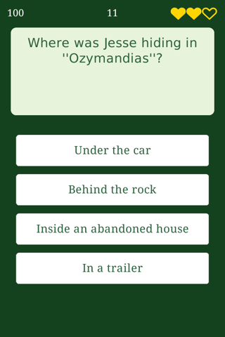 Trivia for Breaking Bad - Quiz Questions from Crime Drama TV Show Movie screenshot 3