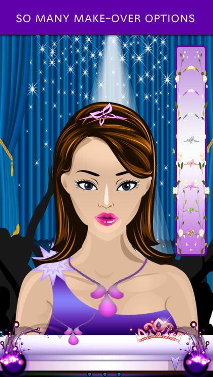 A Celebrity Fashion Dress Up, Makeover, and Make-up Salon Touch Games for Kids Girls