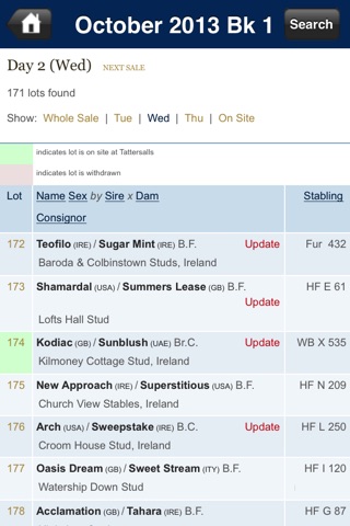 Tattersalls screenshot 2