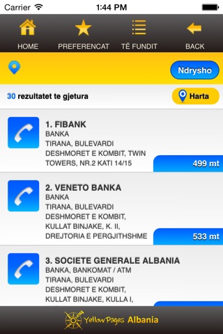 Albania Yellow Pages screenshot 4