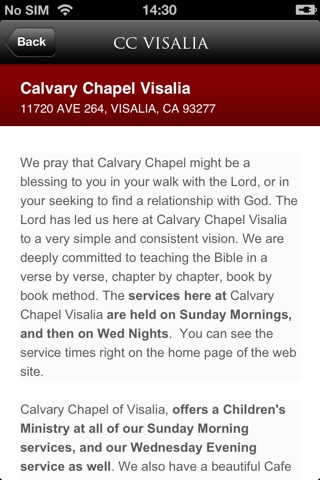 Calvary Chapel Visalia screenshot 2