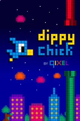 Game screenshot Dippy Chick - Pixel Bird Flyer by Qixel mod apk