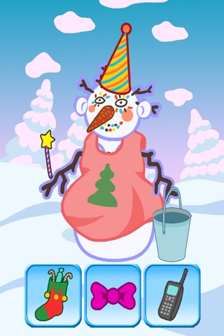 Snowman Festive Dressing up Game for Kids screenshot 4