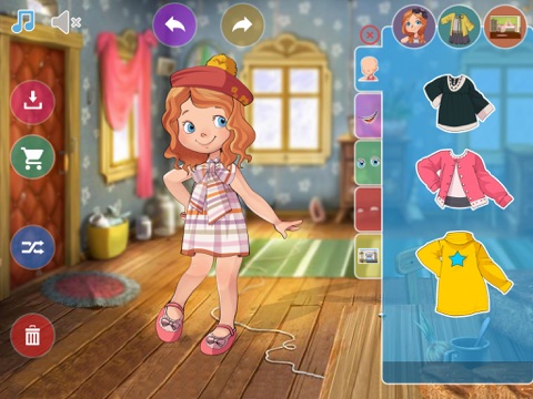 DressUp - a cute game for little girlsのおすすめ画像1