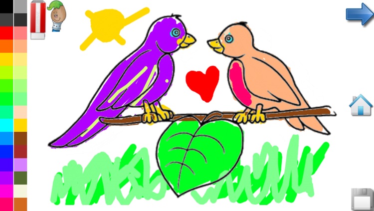 Coloring Book for Toddlers: Birds ! FREE Coloring Pages and Pictures screenshot-3