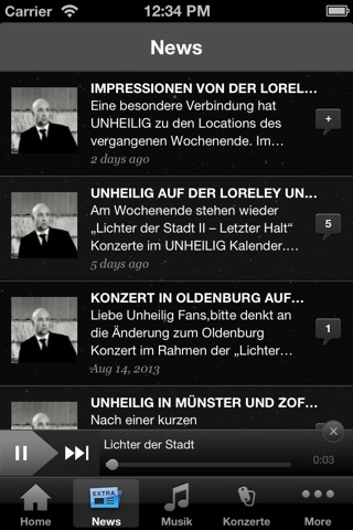 UNHEILIG screenshot 2