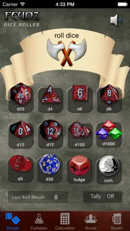 Game screenshot Feudz Free Dice Roller mod apk