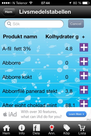 LCHF Shopping LCM screenshot 2