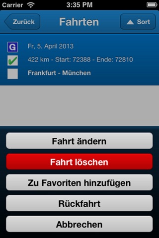 DriversLog Fahrtenbuch screenshot 3