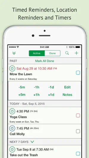 Alarmed ~ Reminders + Timers screenshot 1