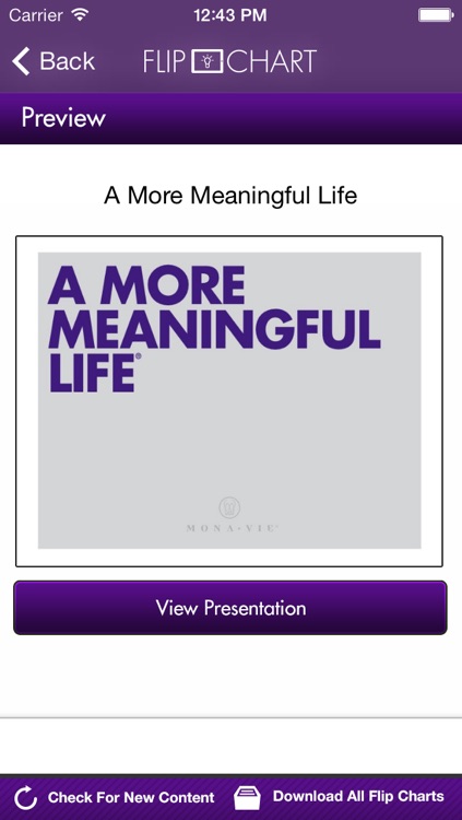 MonaVie FlipChart Smart