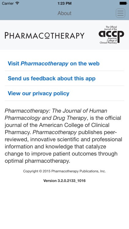 Pharmacotherapy