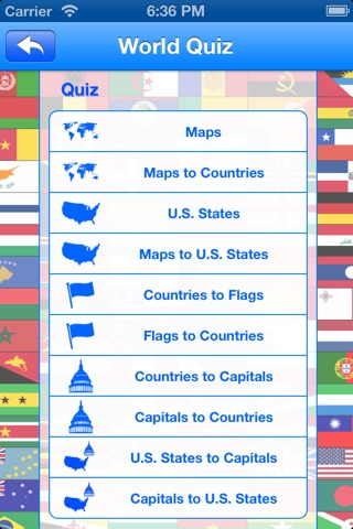 World Quiz: Countries, Flags, Capitals screenshot 3