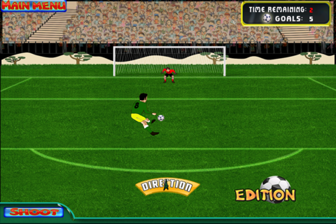 Brazil Cup Flick Football Striker : Penalty Shoot Out screenshot 3